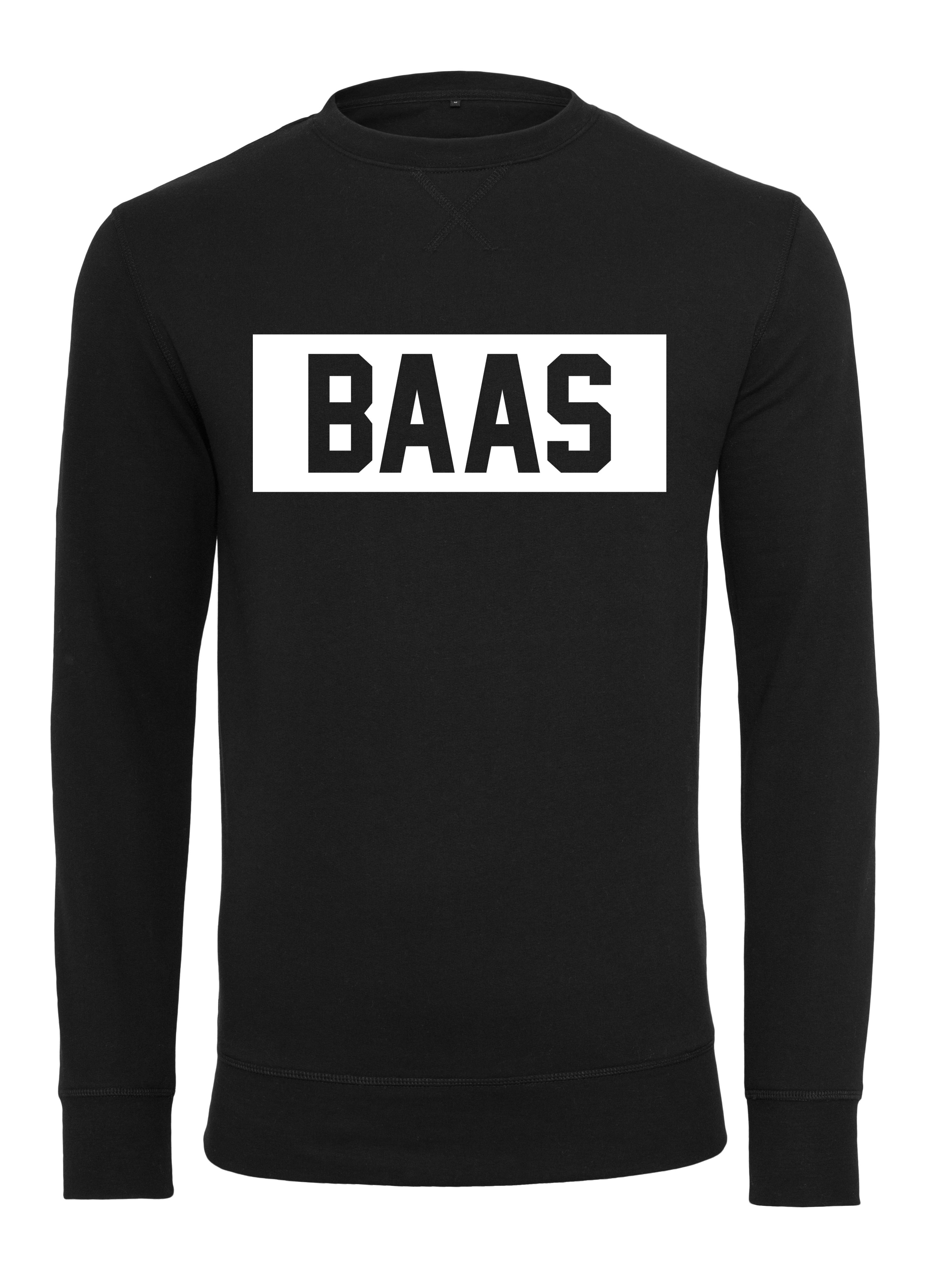 Christian Voorwaarden Fantasie Heren Sweater zwart Baas - Badass Fashion