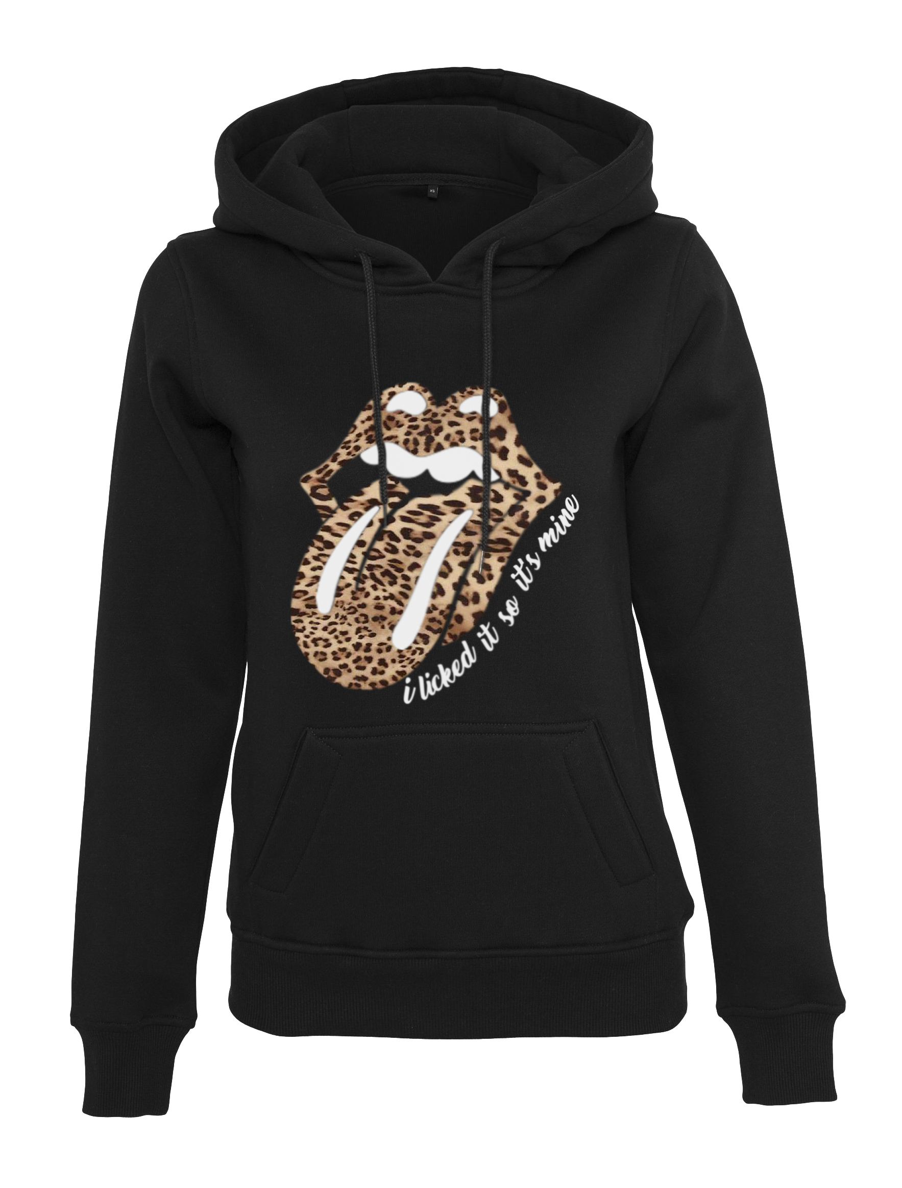 Veel hack banjo Dames Hoodie Licked zwart - Badass Fashion