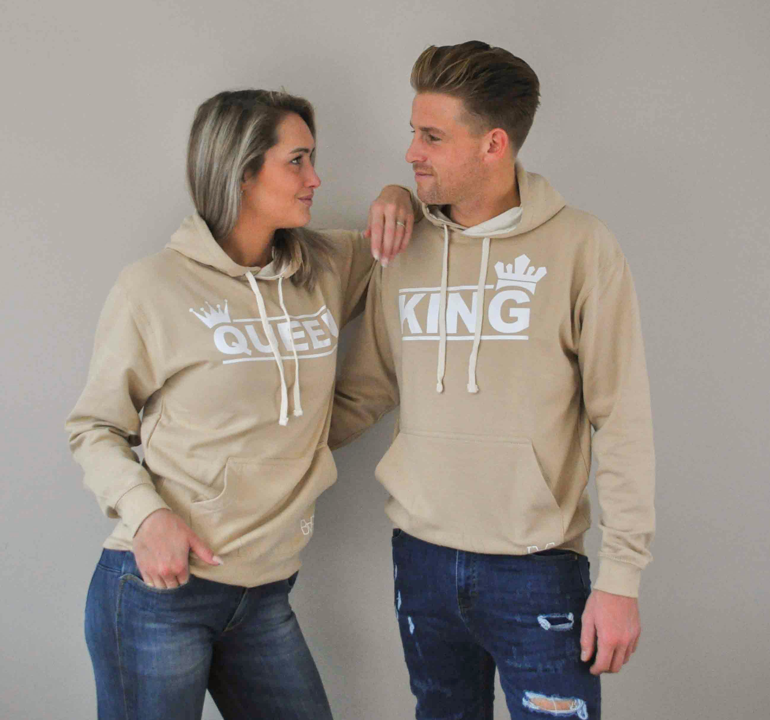 king queen hoodie set