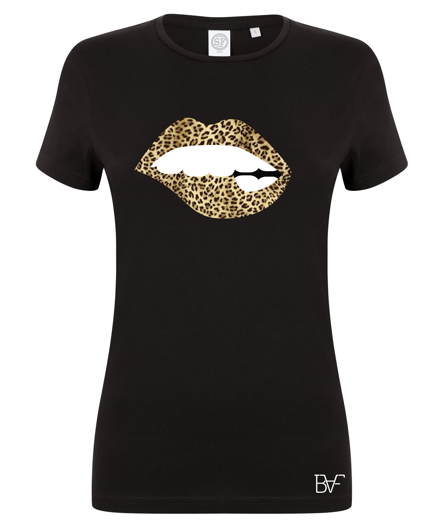 bouwen Mail Geurig Dames T-Shirt mond panter - Badass Fashion