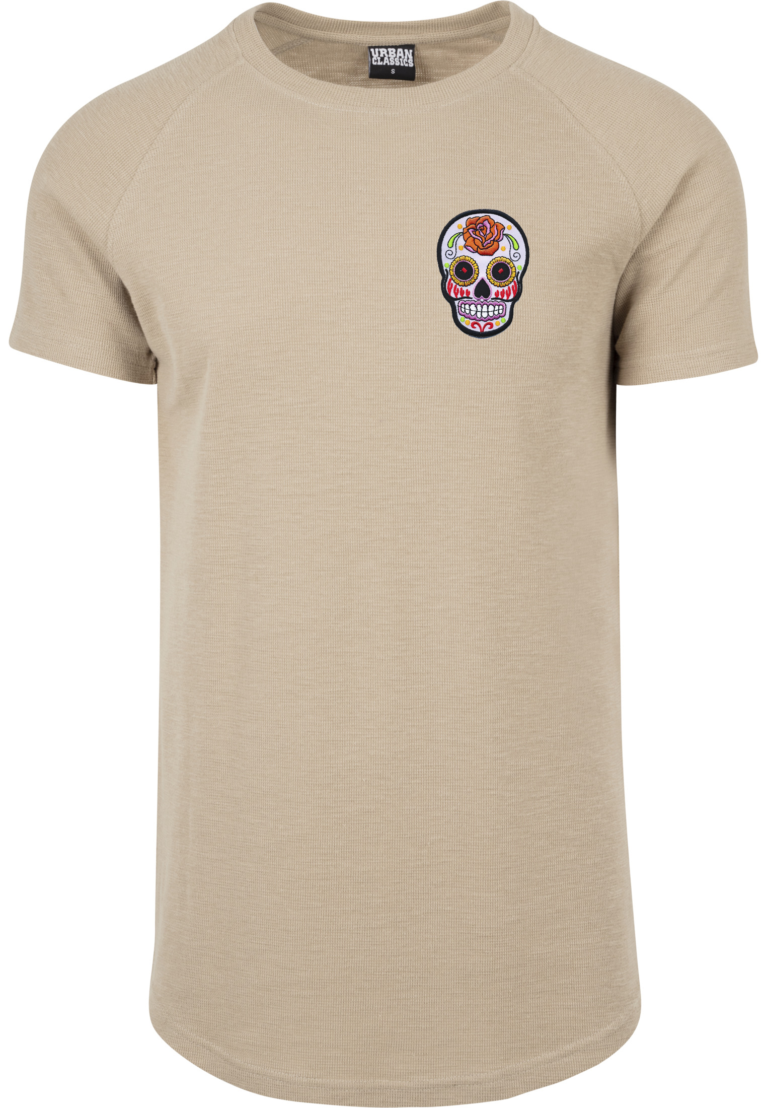 Wonderlijk Heren T-Shirt beige skull - Badass Fashion DO-67
